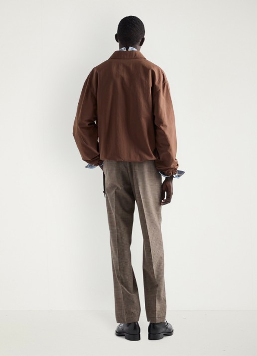 Prada Jack met logo en borstzak - achterkant bruin