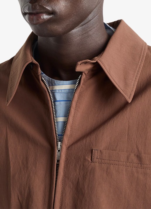 Prada Jack met logo en borstzak - detail 3 bruin