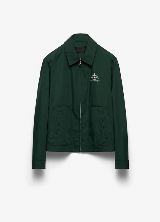 Prada Jack met logo en steekzakken - voorkant 5 groen