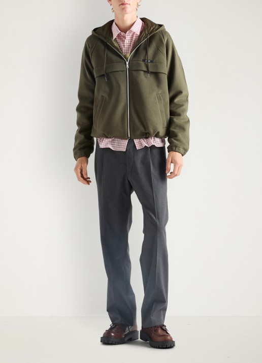 Prada Jack met steekzakken en capuchon