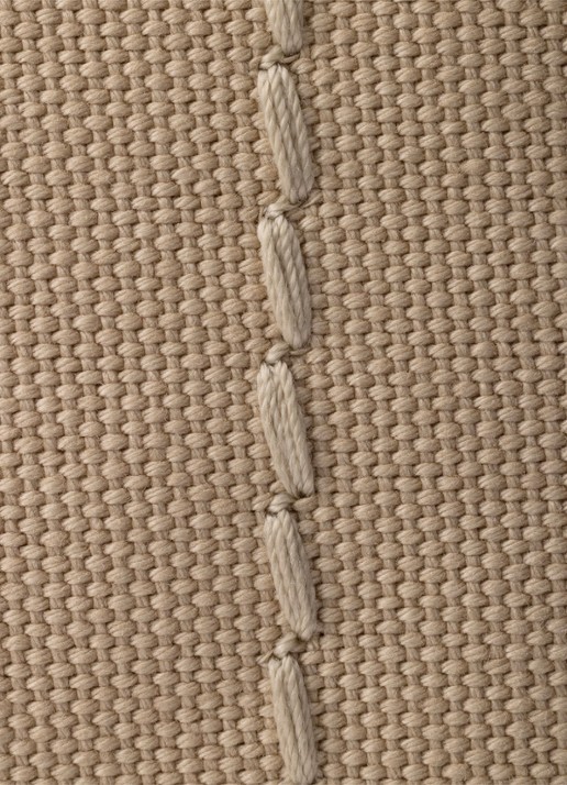 Prada Jardinière Mini handtas met leren details en logo - detail 5 gebroken wit