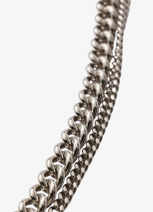 Prada Ketting met logo - detail zilver