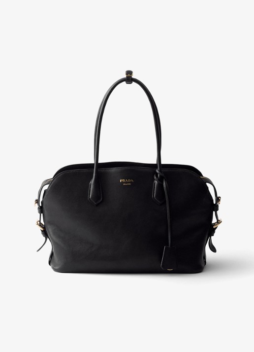 Prada Large schoudertas van leer