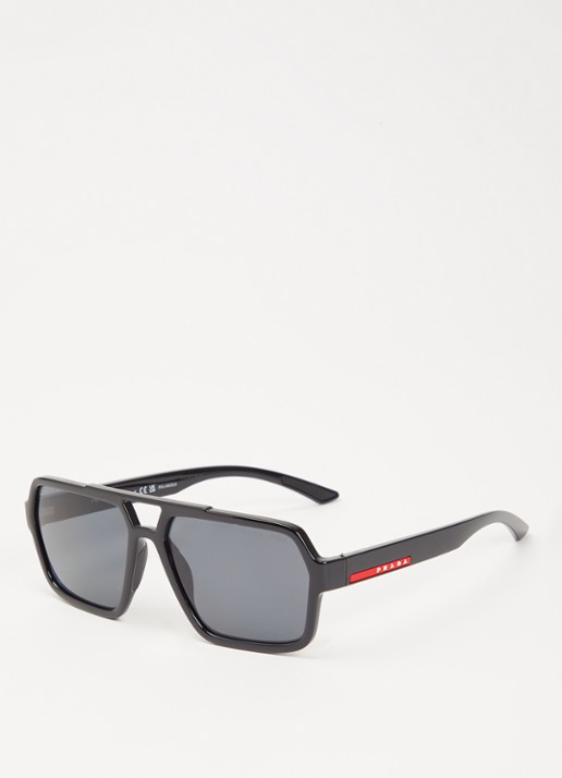 Prada Linea Rossa Piloten zonnebril gepolariseerd PSA06S