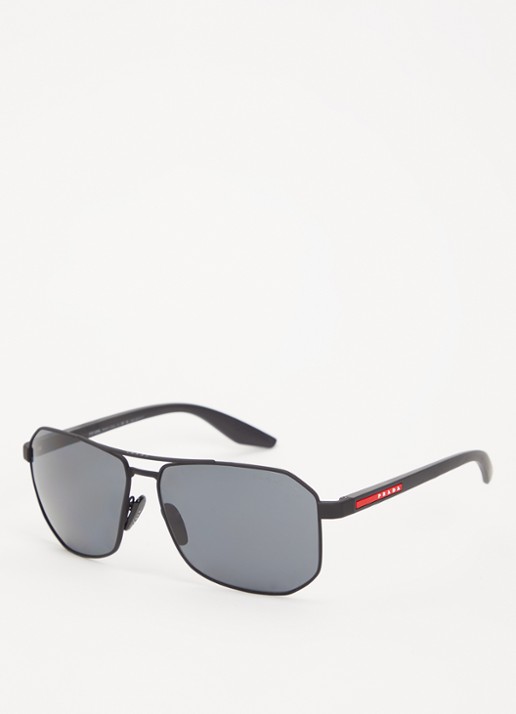 Prada Linea Rossa Piloten zonnebril gepolariseerd PSA53S