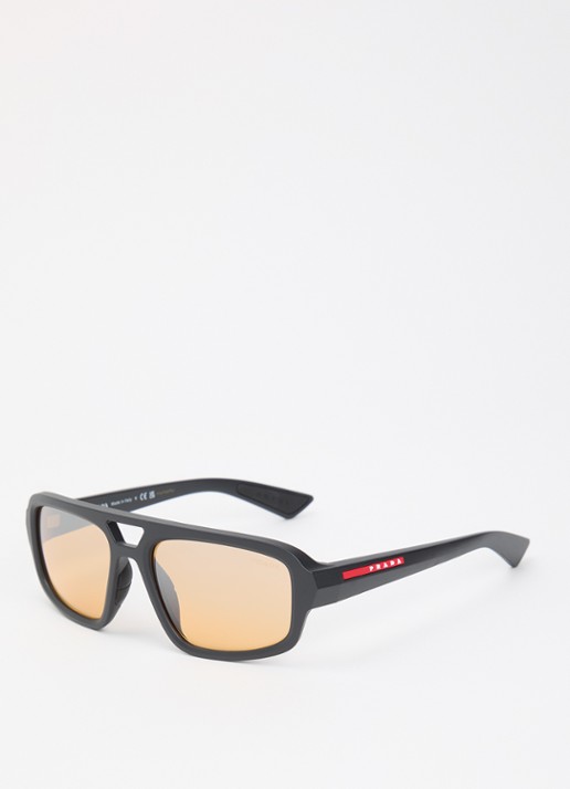 Prada Linea Rossa Piloten zonnebril PS B11SU