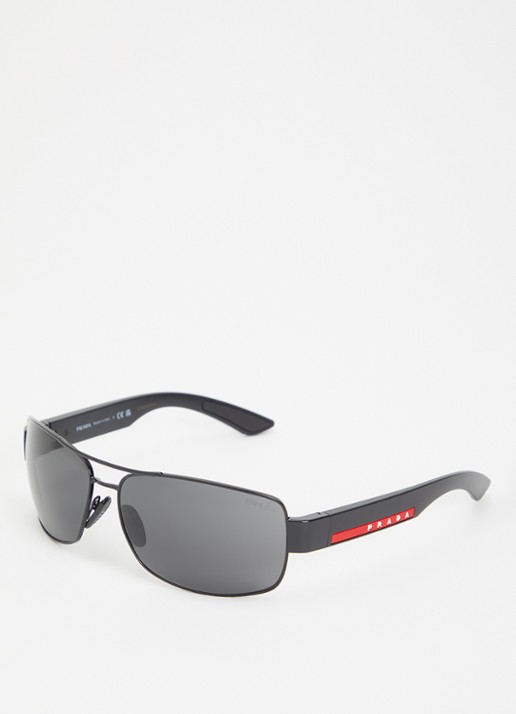 Prada Linea Rossa Piloten zonnebril PS B52S