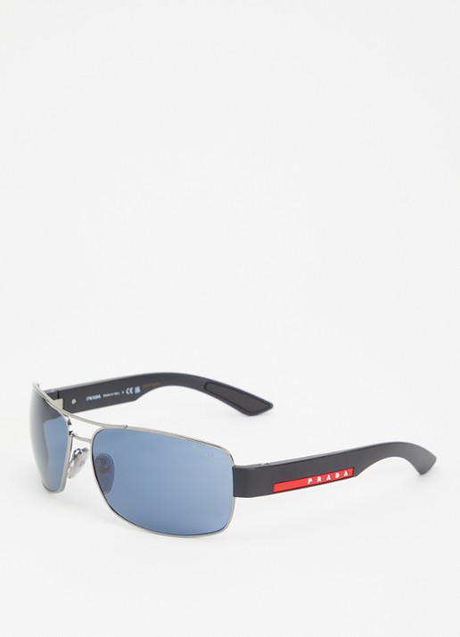 Prada Linea Rossa Piloten zonnebril PS B52S