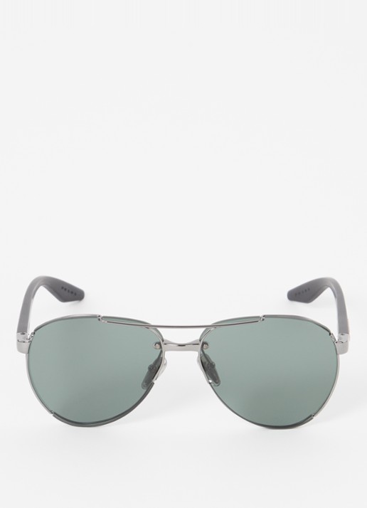 Prada Linea Rossa Piloten zonnebril PS51YS - detail zwart