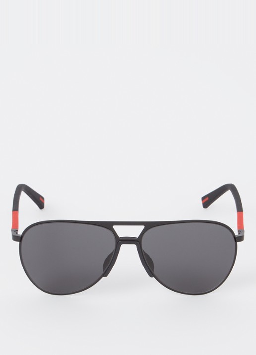 Prada Linea Rossa Piloten zonnebril PS53ZS - detail 3 zwart