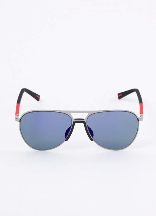 Prada Linea Rossa Piloten zonnebril PS53ZS - detail 2 donkergrijs