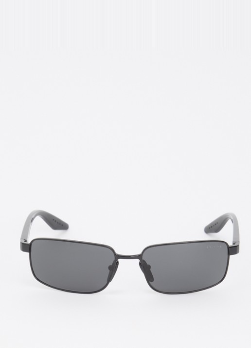 Prada Linea Rossa Retro zonnebril PS B54S - detail 2 zwart