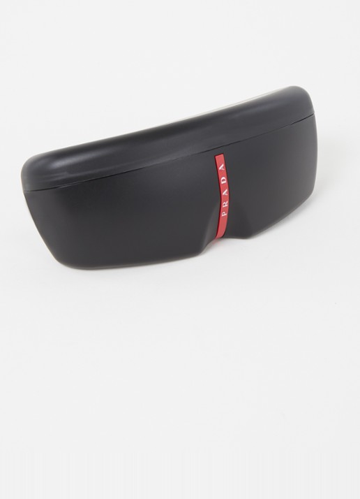 Prada Linea Rossa Retro zonnebril PS05ZS - detail 2 middengrijs
