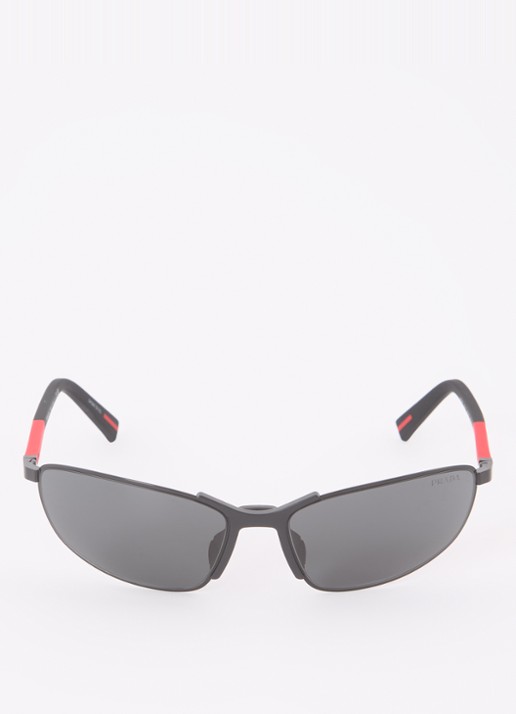 Prada Linea Rossa Retro zonnebril PS55ZS - detail 3 zwart