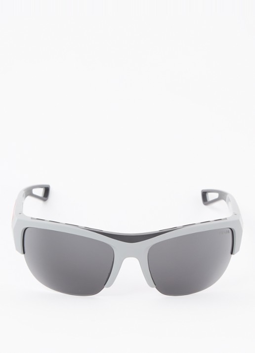 Prada Linea Rossa Retro zonnebril PSA01S - detail grijs