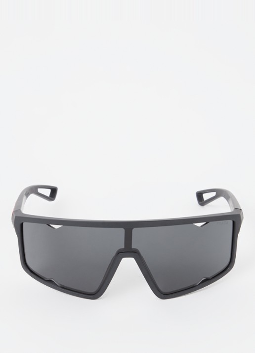 Prada Linea Rossa Shield zonnebril PSA03S - detail zwart