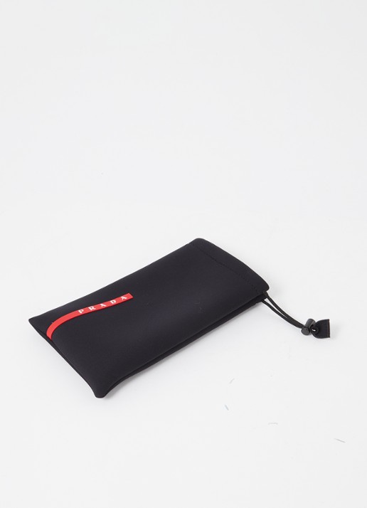 Prada Linea Rossa Shield zonnebril PSA03S - detail 2 zwart