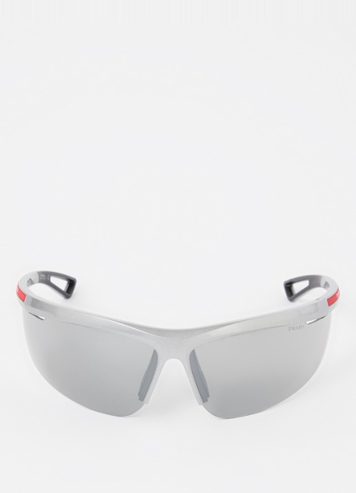 Prada Linea Rossa Sport zonnebril PSA02S - detail grijs