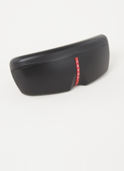 Prada Linea Rossa Wayfarer zonnebril gepolariseerd PS01ZS - detail 2 zwart