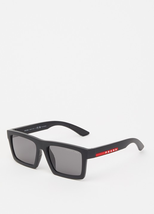 Prada Linea Rossa Wayfarer zonnebril gepolariseerd PSA07S