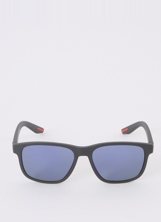 Prada Linea Rossa Wayfarer zonnebril PR06YS - detail 3 zwart
