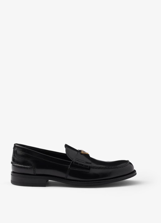 Prada Loafer van kalfsleer met logo