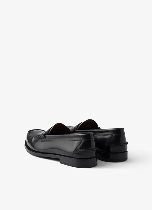 Prada Loafer van kalfsleer - achterkant 7 zwart