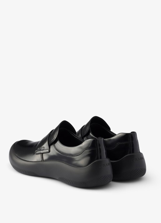 Prada Loafer van kalfsleer - achterkant 5 zwart