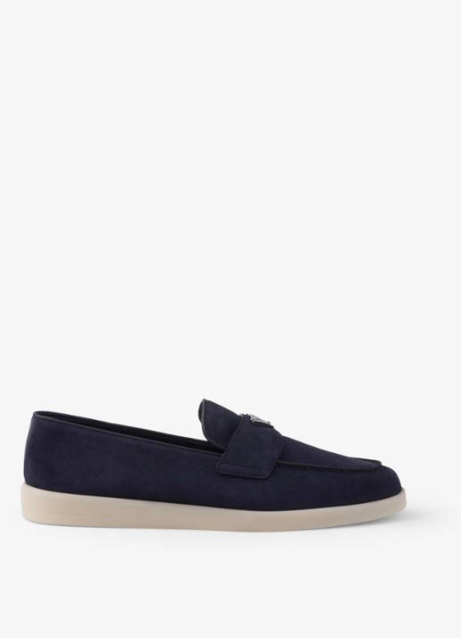 Prada Loafer van kalfssuède