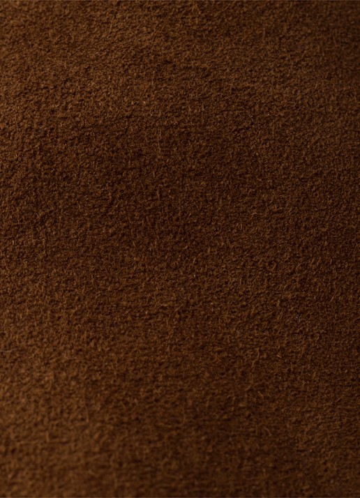 Prada Loafer van suède met logo - detail 2 bruin