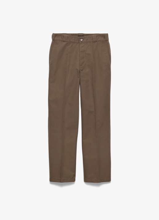 Prada Loose fit chino met steekzakken - voorkant 4 bruin