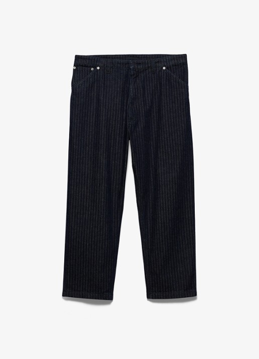 Prada Loose fit jeans met donkere wassing - voorkant 2 indigo