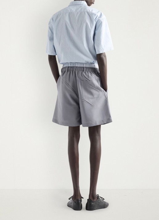 Prada Loose fit overhemd met borstzak - achterkant 3 lichtblauw