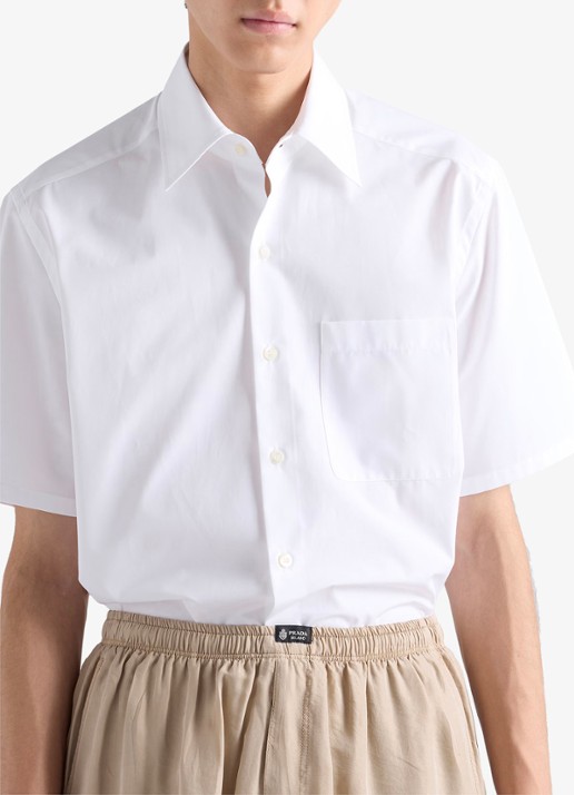 Prada Loose fit overhemd met borstzak