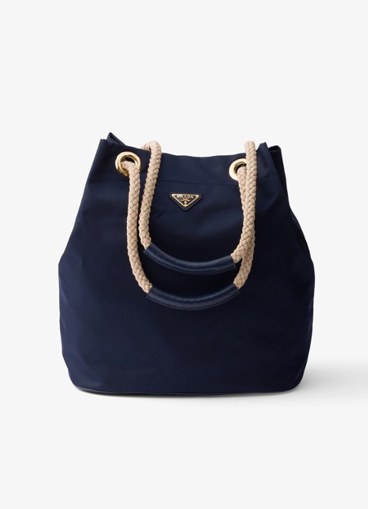Prada Mariner Re-Nylon Large schoudertas met logo