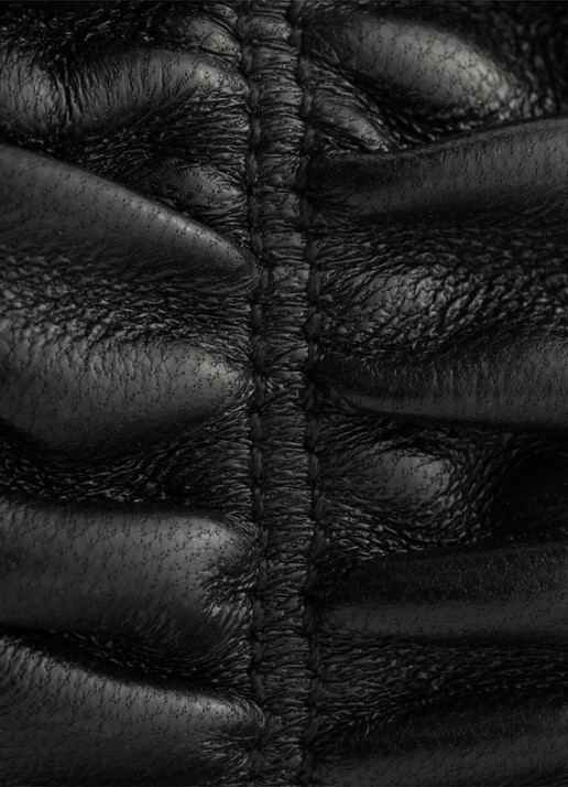 Prada Matelassé slipper van lamsleer - detail 3 zwart