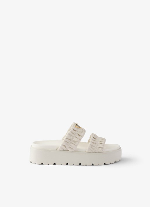 Prada Matelassé slipper van lamsleer