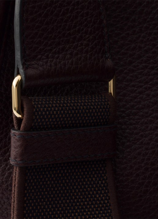 Prada Medium schoudertas van kalfsleer - detail 4 donkerbruin