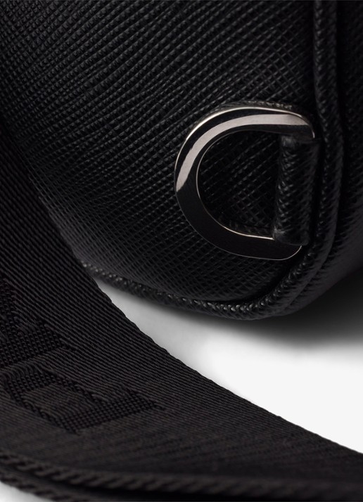 Prada Mini schoudertas van kalfsleer - detail 3 zwart