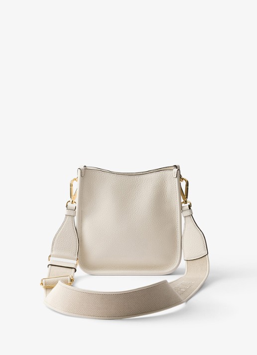 Prada Mini schoudertas van leer - achterkant 4 wit