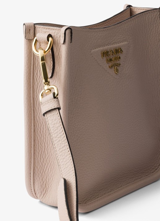 Prada Mini schoudertas van leer - detail 4 taupe
