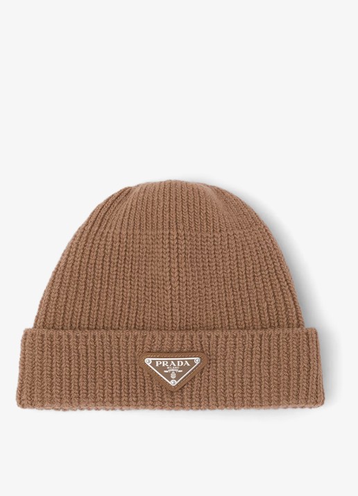 Prada Muts in kasjmierblend met logo