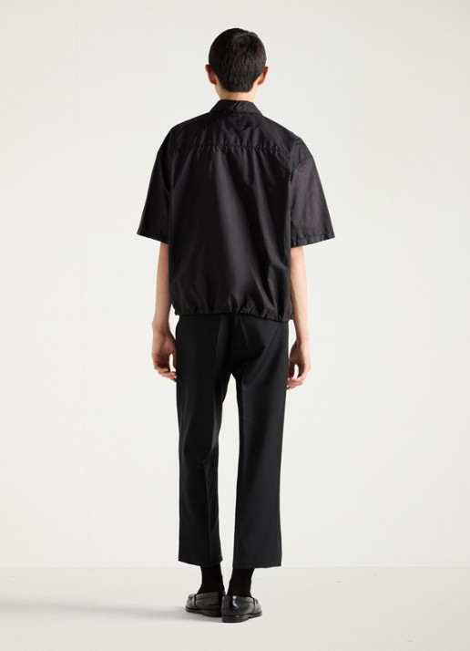 Prada Oversized fit overhemd met borstzakken - achterkant 6 zwart