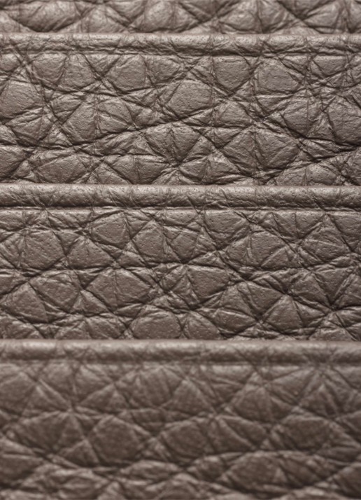 Prada Pasjeshouder van leer met logo - detail 3 taupe