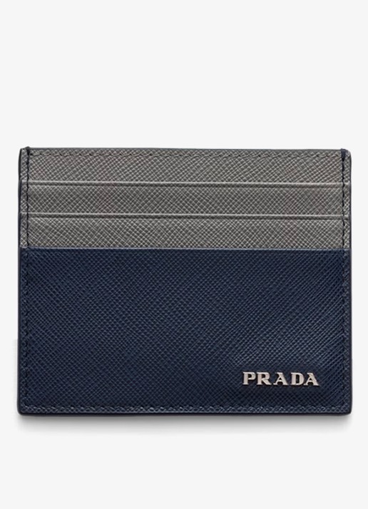 Prada Pasjeshouder van leer met logo
