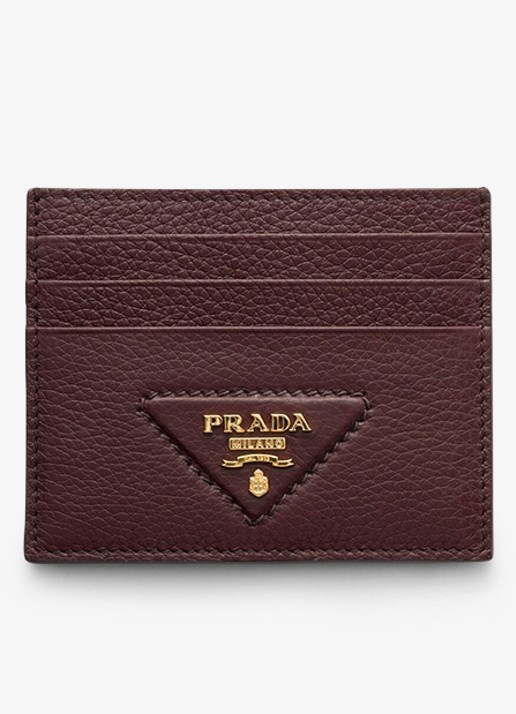 Prada Pasjeshouder van leer