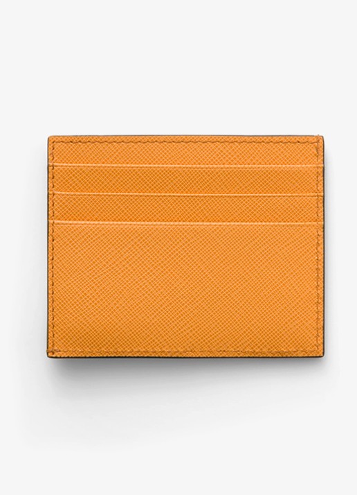 Prada Pasjeshouder van leer - voorkant 2 orange