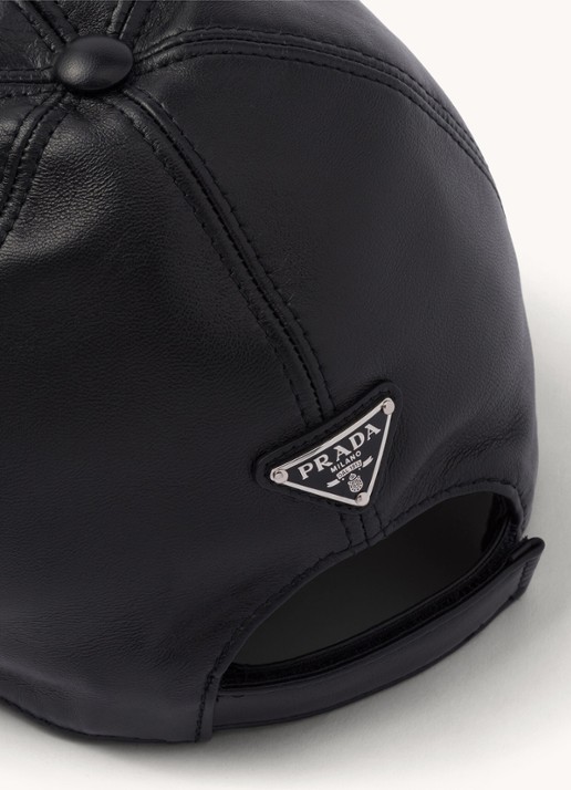 Prada Pet van leer  - detail zwart