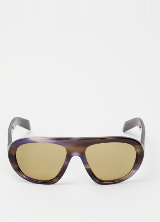 Prada Piloten zonnebril PR C05S - detail paars