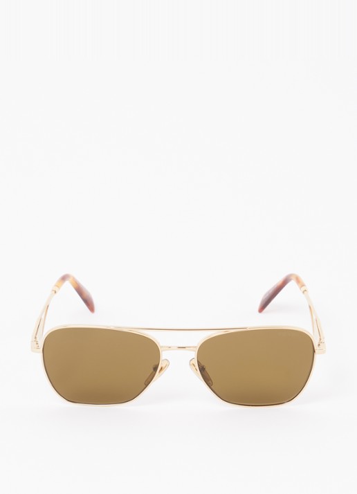 Prada Piloten zonnebril PRA50S - detail goud